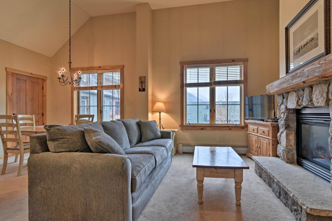 Keystone Ski Condo With Mtn View - Walk To Gondola! Luaran gambar